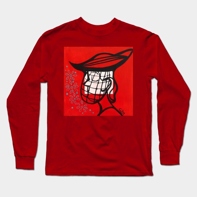 You don’t need to keep bees to wear a hat like this! Long Sleeve T-Shirt by GDM ART